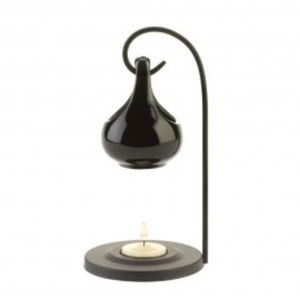 Tear drop oil warmer